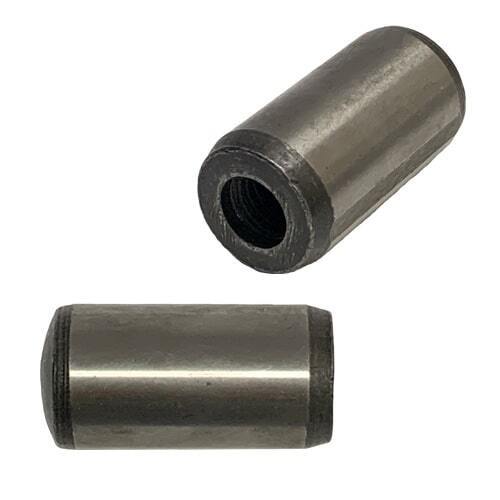 MDP2040PO M20 X 40 mm Dowel Pin, Pull Out (M10-1.5), Alloy Thru Hardened, DIN 7979D Plain